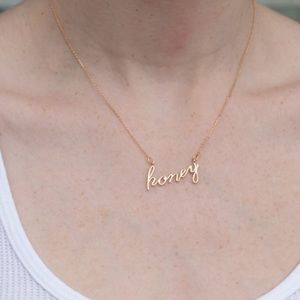 brandy honey necklace